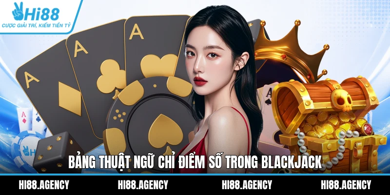 Bảng thuật ngữ chỉ điểm số trong Blackjack